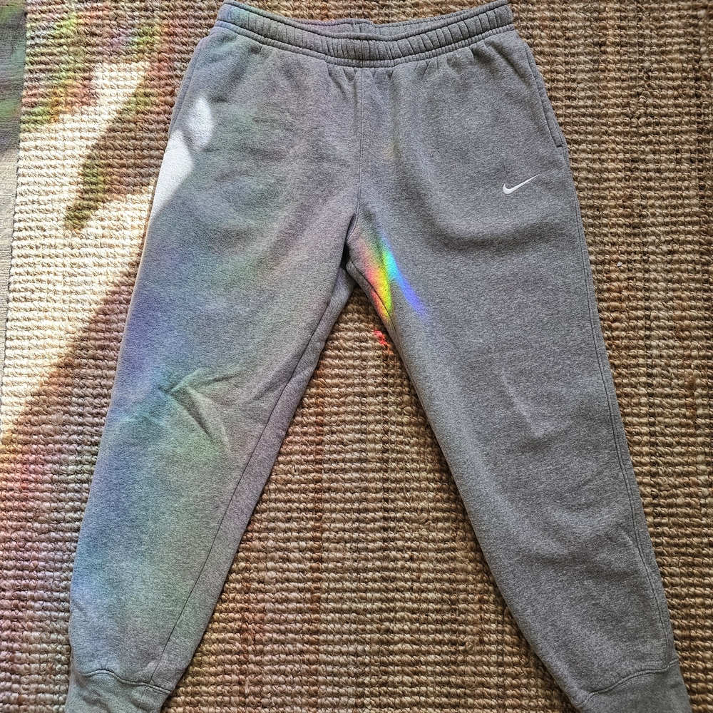 Nike Gray Joggers with Logo